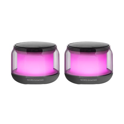 Mars Gaming Bluetooth Speakers MS-AURA/ 15W/ 2.0/ Black