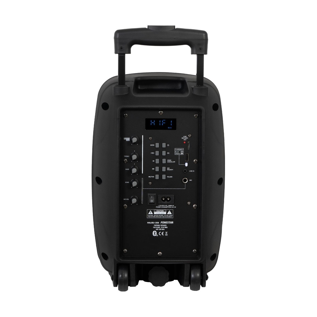 Altavoz Portable con Bluetooth Fonestar Malibu-308/ 100W