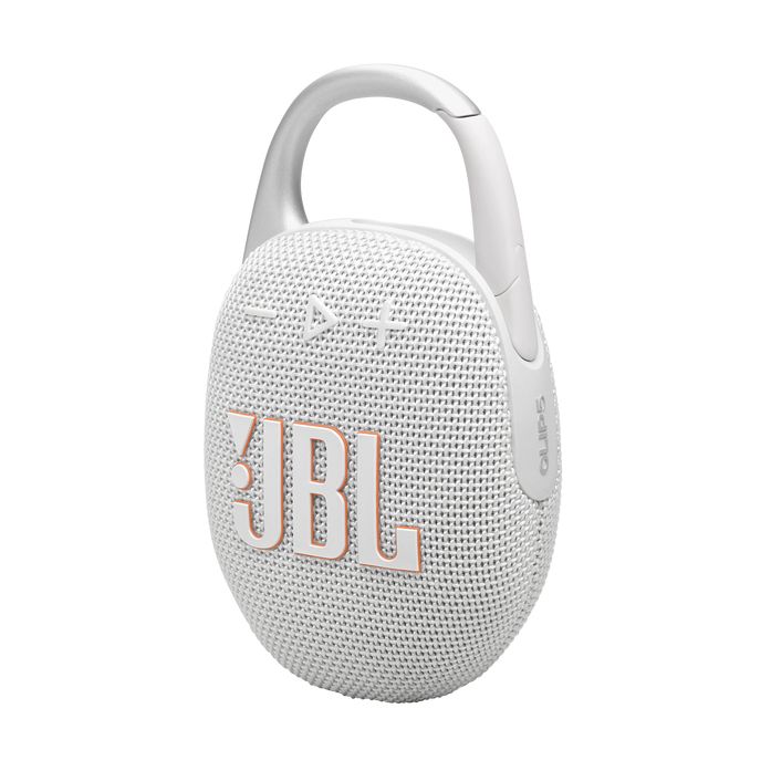 Altavoz con Bluetooth JBL Clip 5/ 7W/ 1.0/ Blanco