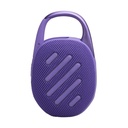 Altavoz con Bluetooth JBL Clip 5/ 7W/ 1.0/ Pśrpura