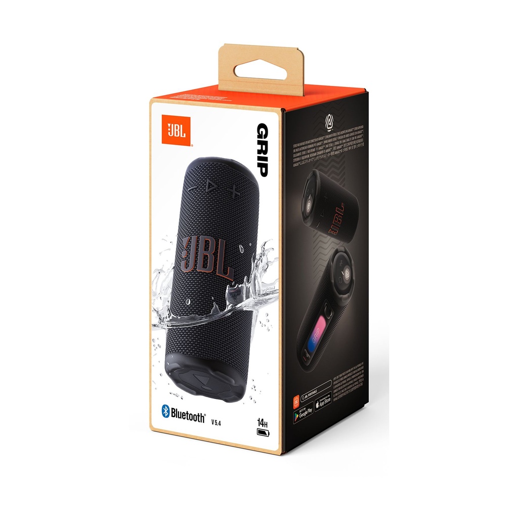 Altavoz con Bluetooth JBL Grip/ 16W/ 1.0/ Negro