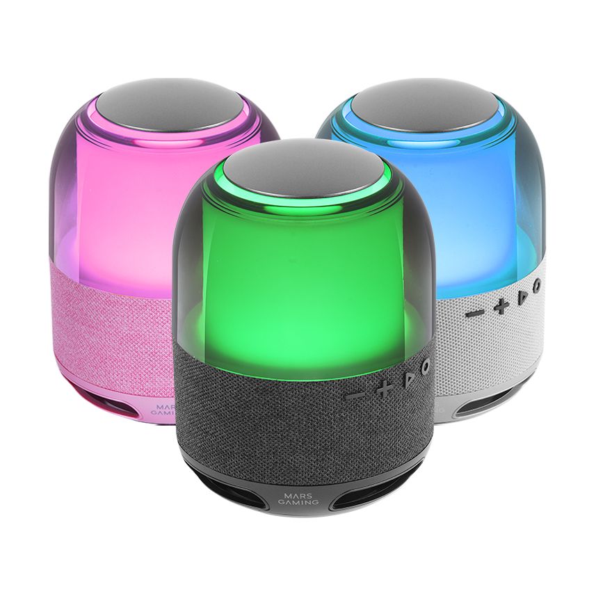 Altavoz con Bluetooth Mars Gaming MS-FLOW/ 15W/ 1.0/ Blanco