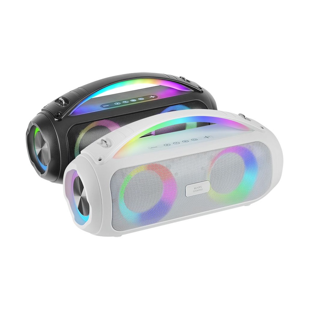 Altavoz con Bluetooth Mars Gaming MS-PULSE/ 50W RMS/ 2.0/ Negro