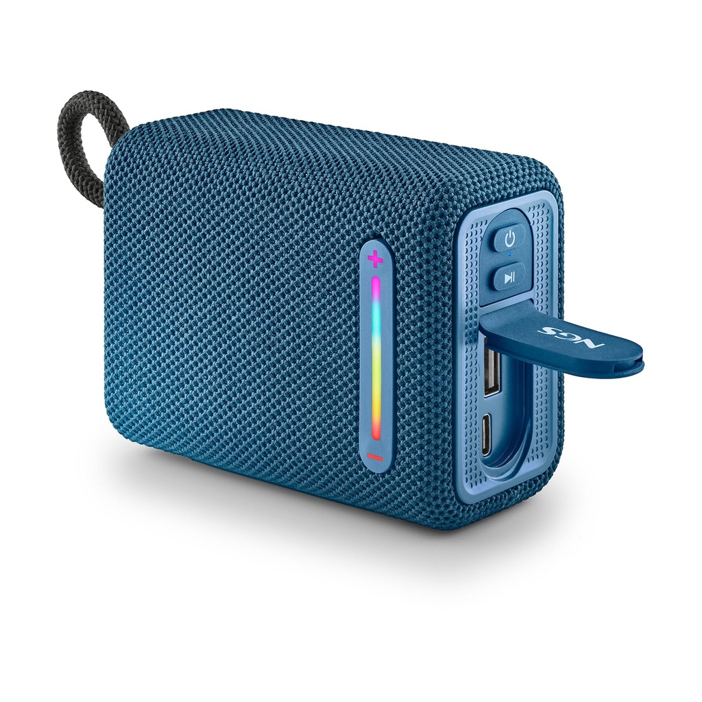 Altavoz con Bluetooth NGS Roller Furia 1/ 15W/ 2.0/ Azul