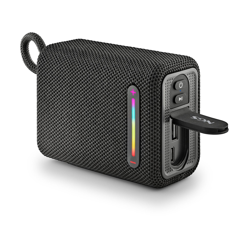 Altavoz con Bluetooth NGS Roller Furia 1/ 15W/ 2.0/ Negro