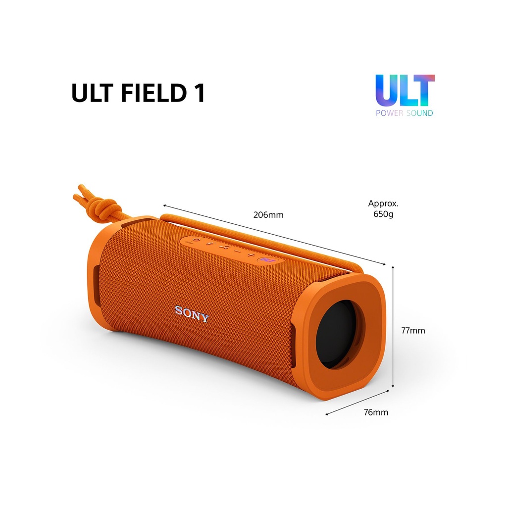 Altavoz con Bluetooth Sony ULT FIELD 1/ 2.0/ Naranja