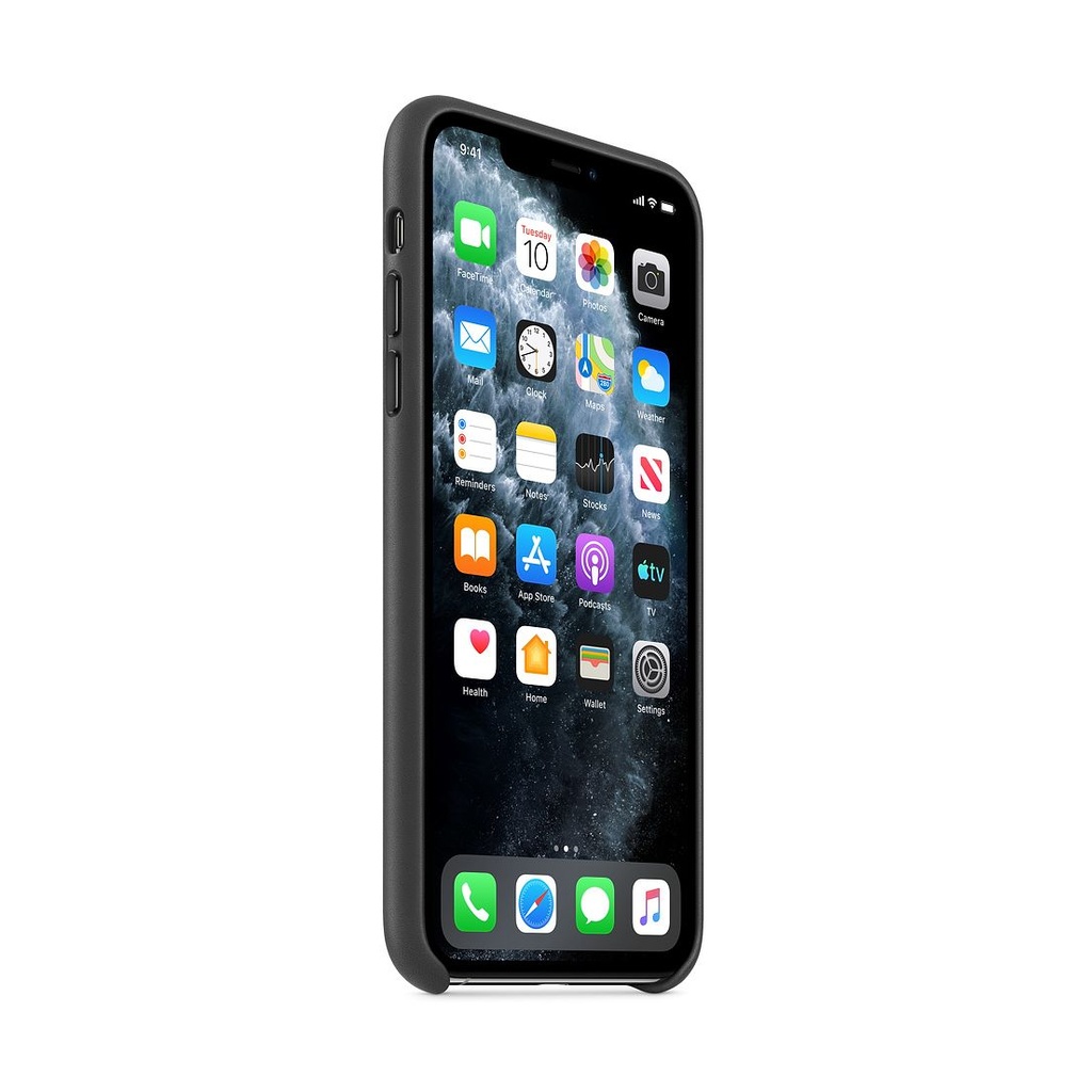 Apple Leather Case Black, für iPhone 11 Pro Max, MX0E2ZM/A
