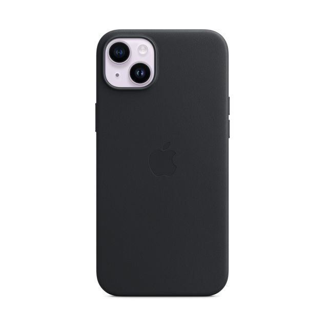 Apple Leather Case with MagSafe Midnight, for iPhone 14 Plus, MPP93ZM/A