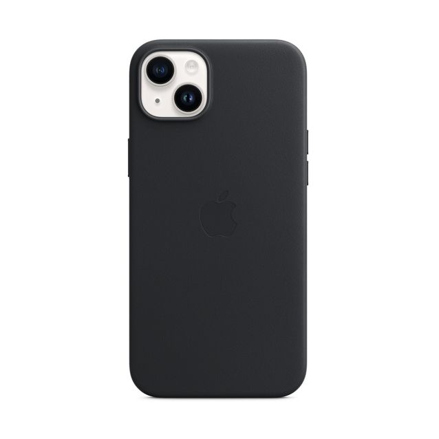 Apple Leather Case with MagSafe Midnight, for iPhone 14 Plus, MPP93ZM/A