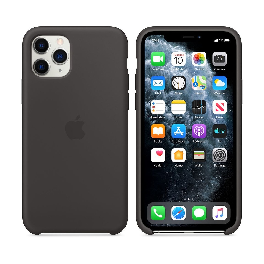Apple Silicone Case Black, for iPhone 11 Pro, MWYN2ZM/A
