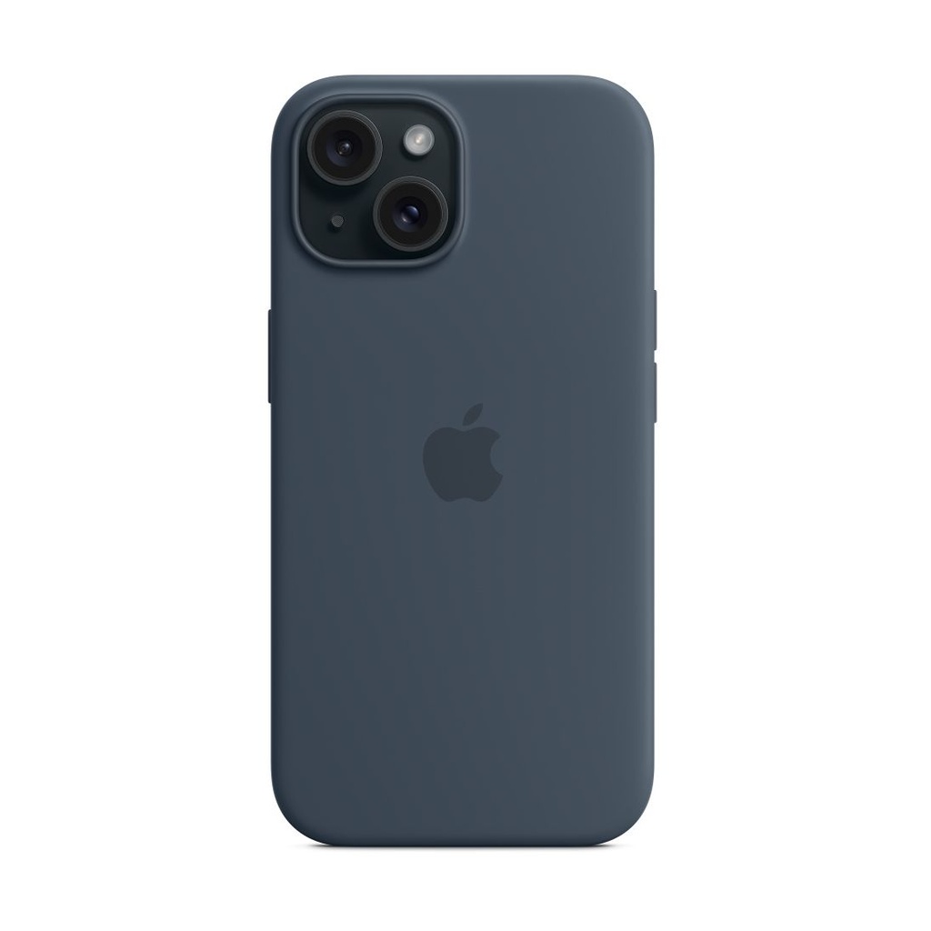 Apple Silicone Case with MagSafe Storm Blue, für iPhone 15, MT0N3ZM/A