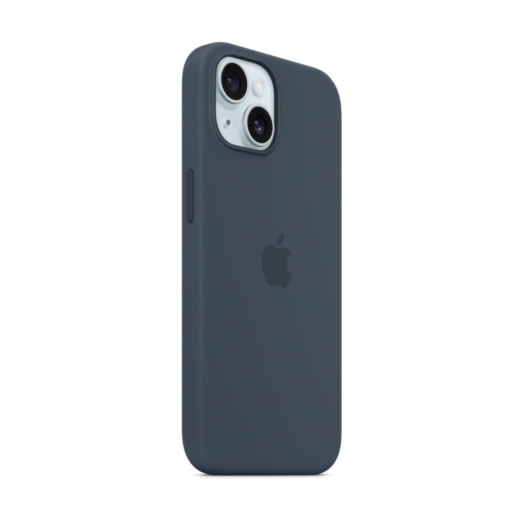 Apple Silicone Case with MagSafe Storm Blue, für iPhone 15, MT0N3ZM/A
