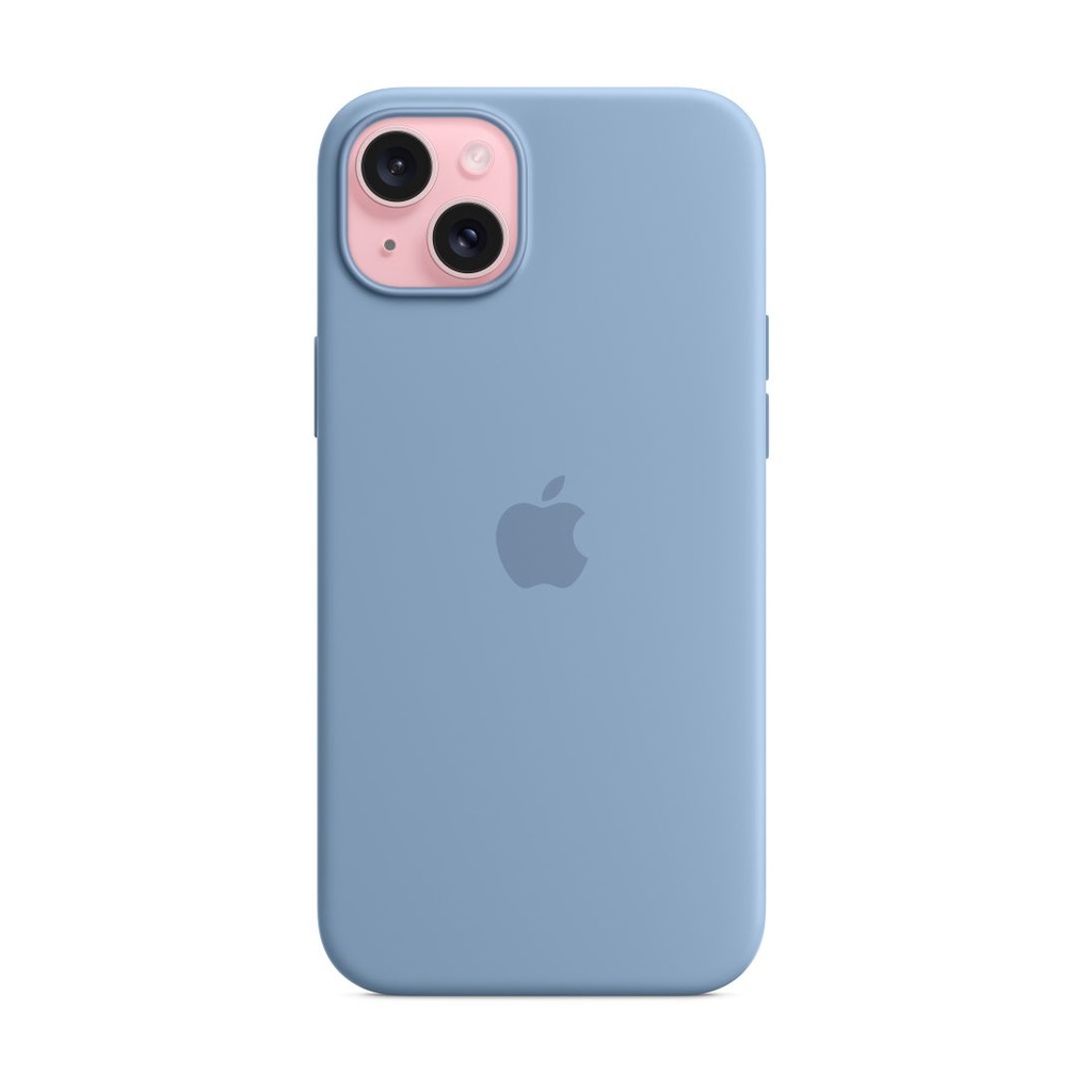 Apple Silicone Case with MagSafe Winter Blue, for iPhone 15 Plus, MT193ZM/A