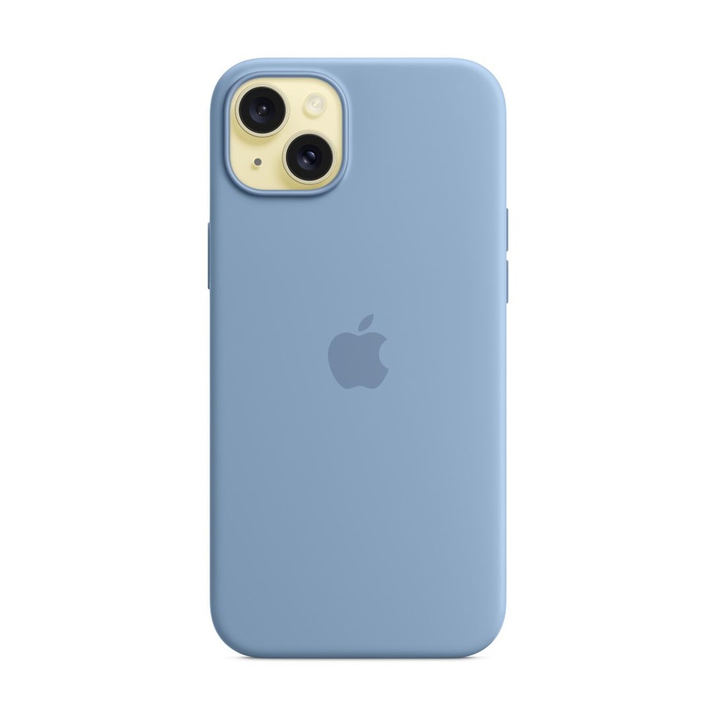 Apple Silicone Case with MagSafe Winter Blue, for iPhone 15 Plus, MT193ZM/A