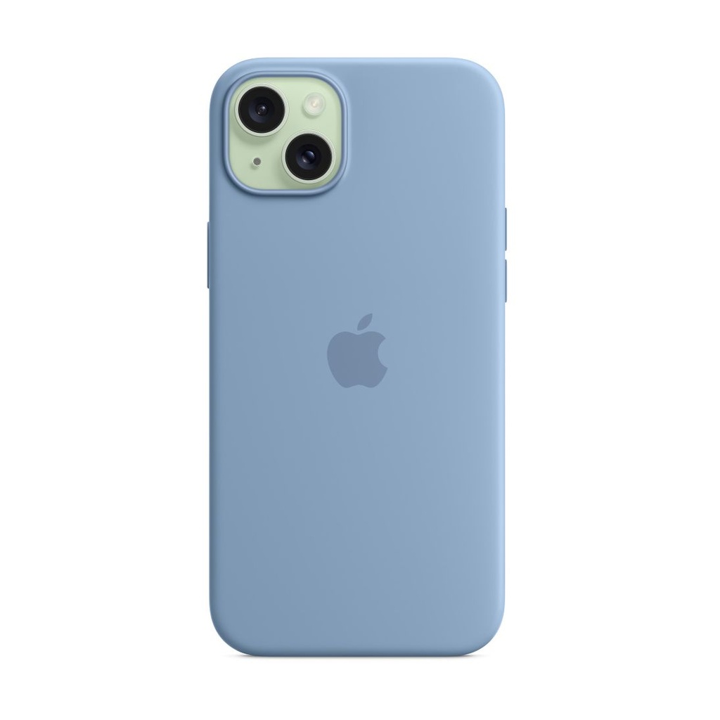 Apple Silicone Case with MagSafe Winter Blue, for iPhone 15 Plus, MT193ZM/A