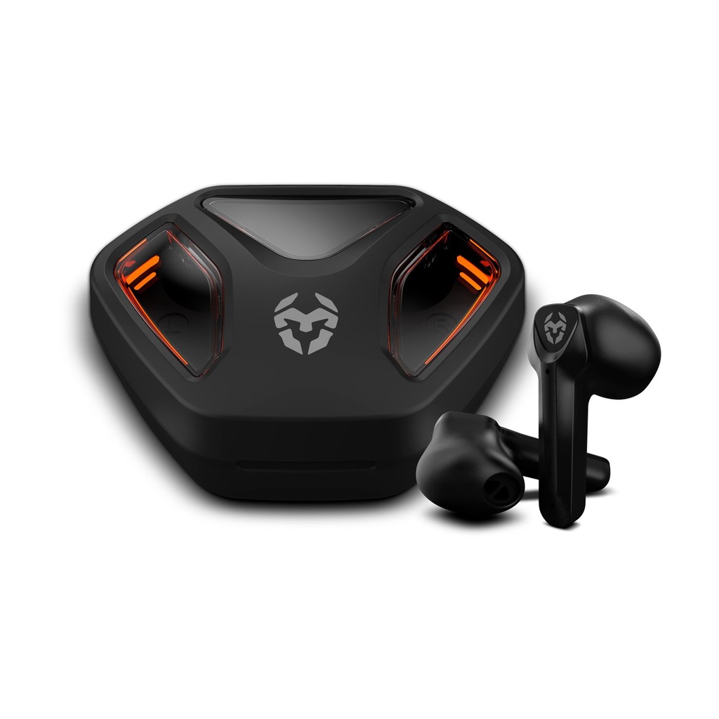 Auriculares Bluetooth Krom Kall con estuche de carga/ Autonomía 4h/ Negros