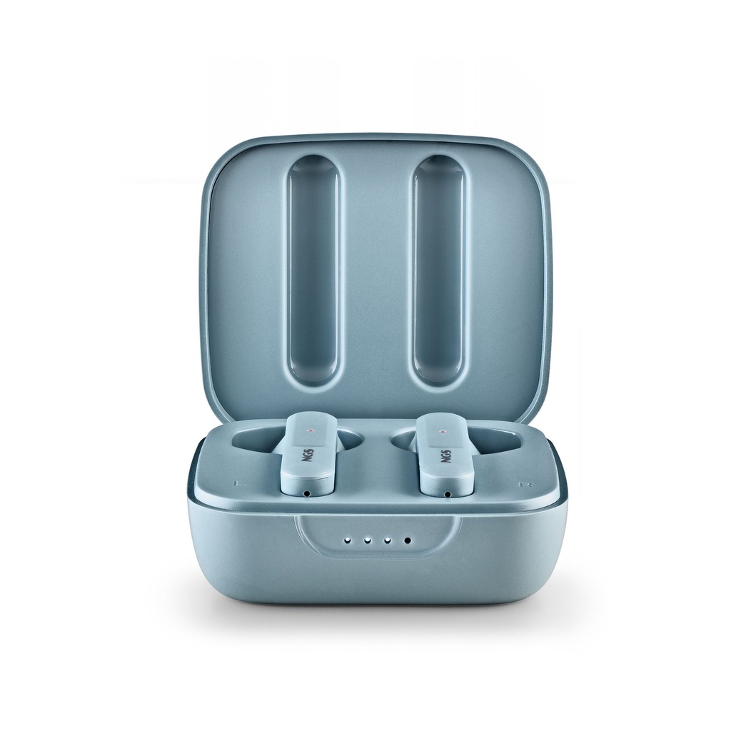 Auriculares Bluetooth NGS Ártica Move con estuche de carga/ Autonomía 7h/ Azules