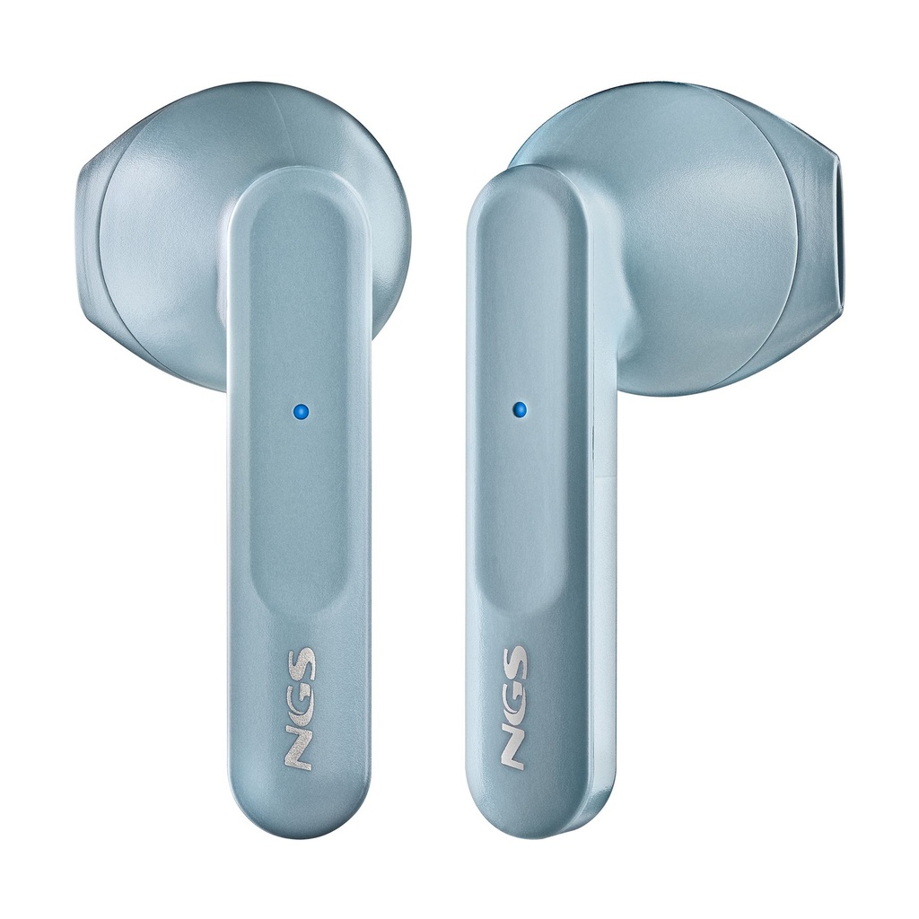 Auriculares Bluetooth NGS Ártica Move con estuche de carga/ Autonomía 7h/ Azules