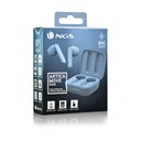 Auriculares Bluetooth NGS Ártica Move con estuche de carga/ Autonomía 7h/ Azules