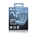Auriculares Bluetooth NGS Ártica Move con estuche de carga/ Autonomía 7h/ Azules