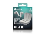 Auriculares Bluetooth NGS Ártica Move con estuche de carga/ Autonomía 7h/ Blancos