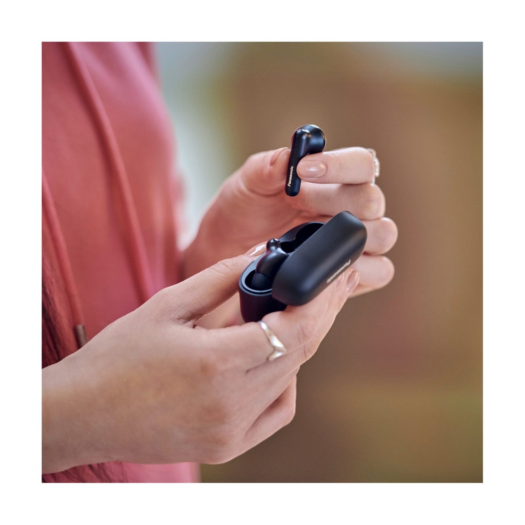 Auriculares Bluetooth Panasonic RZ-B110W con estuche de carga/ Autonomía 6h/ Negros