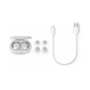 Auriculares Bluetooth Philips TAT1209 con estuche de carga/ Autonomía 6h/ Blancos