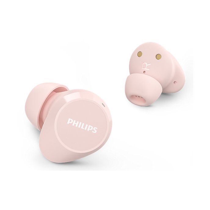 Auriculares Bluetooth Philips TAT1209 con estuche de carga/ Autonomía 6h/ Rosas