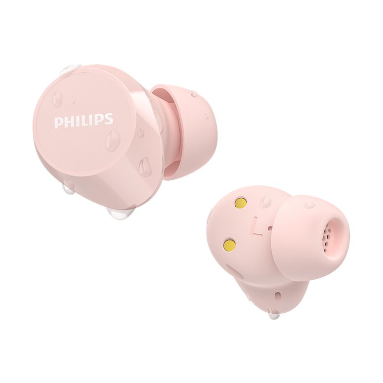 Auriculares Bluetooth Philips TAT1209 con estuche de carga/ Autonomía 6h/ Rosas
