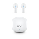 Auriculares Bluetooth SPC Zion 2 Play con estuche de carga/ Autonomía 7h/ Blancos