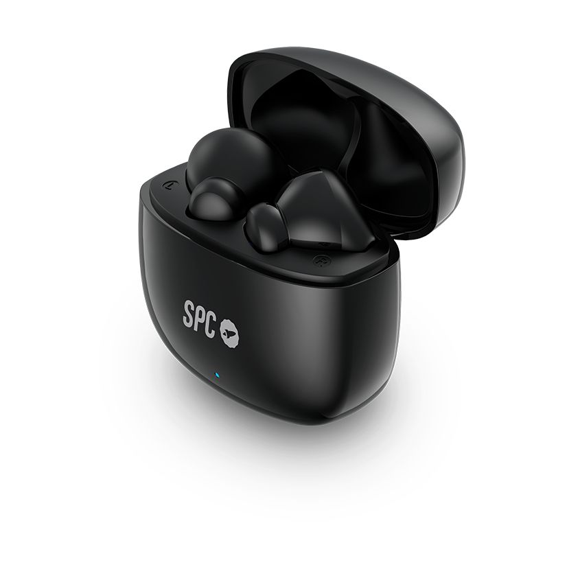 Auriculares Bluetooth SPC Zion 2 Play con estuche de carga/ Autonomía 7h/ Negros