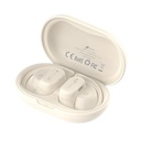 Auriculares Deportivos Bluetooth Leotec Open Air Zenith Sport con estuche de carga/ Autonomía 6.5h/ Beige