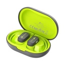 Auriculares Deportivos Bluetooth Leotec Open Air Zenith Sport con estuche de carga/ Autonomía 6.5h/ Lima