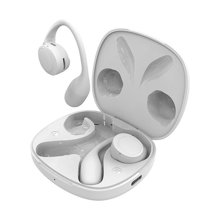 Auriculares Deportivos Bluetooth SPC Ether 2 Sense con estuche de carga/ Autonomía 8h/ Blancos