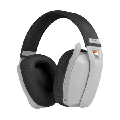 Krom Kanji Wireless Gaming Headset with Microphone / Bluetooth / USB 2.0 / White
