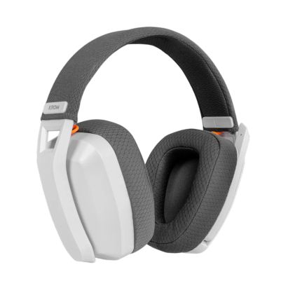 Krom Kanji Wireless Gaming Headset with Microphone / Bluetooth / USB 2.0 / White
