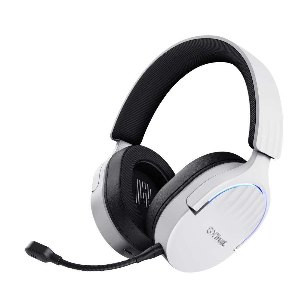 Trust Gaming GXT 491 Fayzo Wireless Gaming Headset with Microphone / Bluetooth / 3.5mm Jack / White