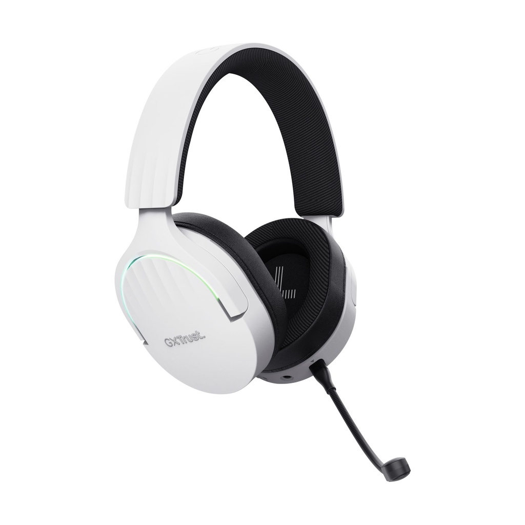 Trust Gaming GXT 491 Fayzo Wireless Gaming Headset with Microphone / Bluetooth / 3.5mm Jack / White