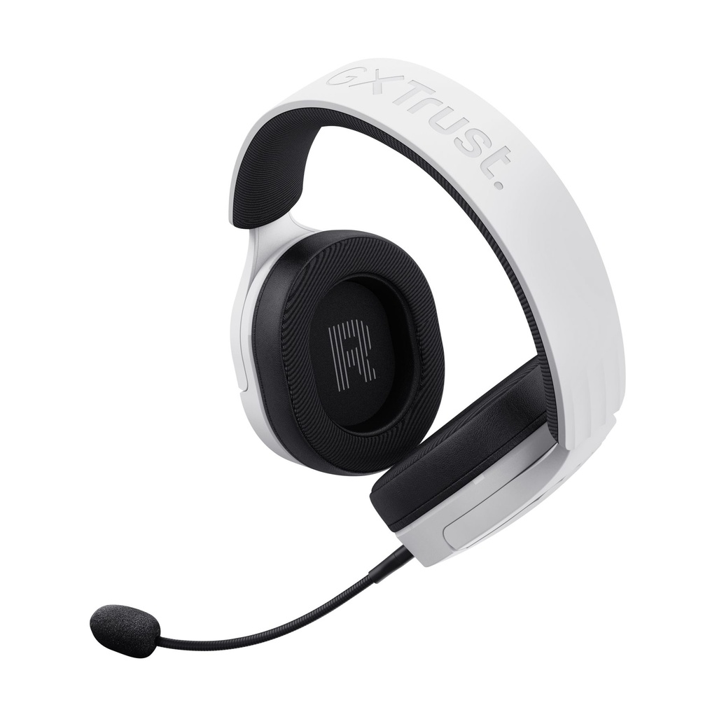 Trust Gaming GXT 491 Fayzo Wireless Gaming Headset with Microphone / Bluetooth / 3.5mm Jack / White