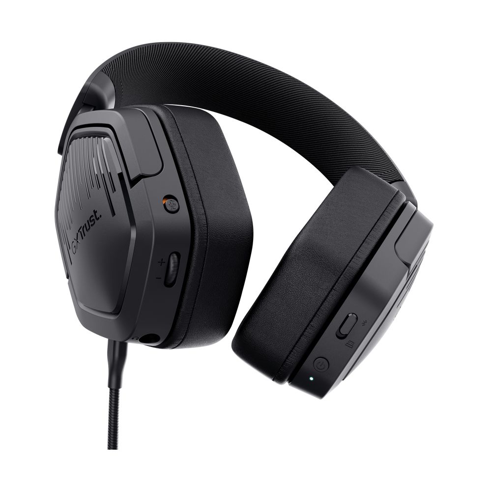 Auriculares Gaming Inalámbricos con Micrófono Trust Gaming GXT 493PS Carus PS5/ Jack 3.5/ Bluetooth/ Negros