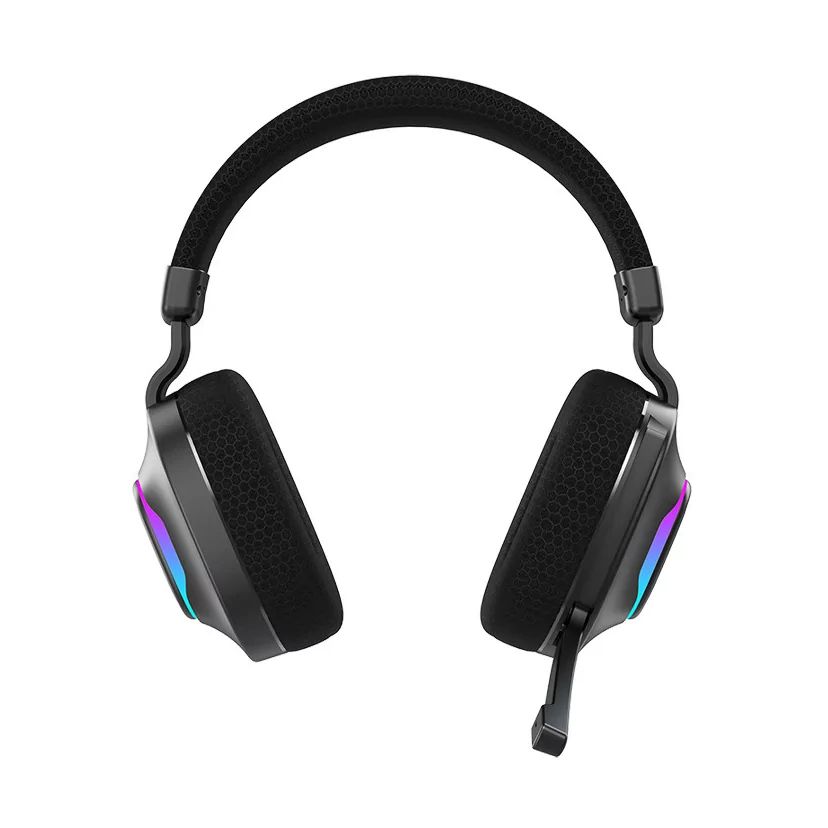 Hiditec Vortex ARGB Gaming Headset with Microphone / 3.5mm Jack / Bluetooth / Black