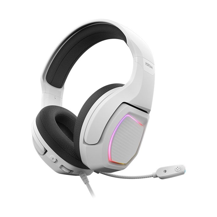 Krom Kopa 7.1 Gaming Headset with Microphone / USB 2.0 / White