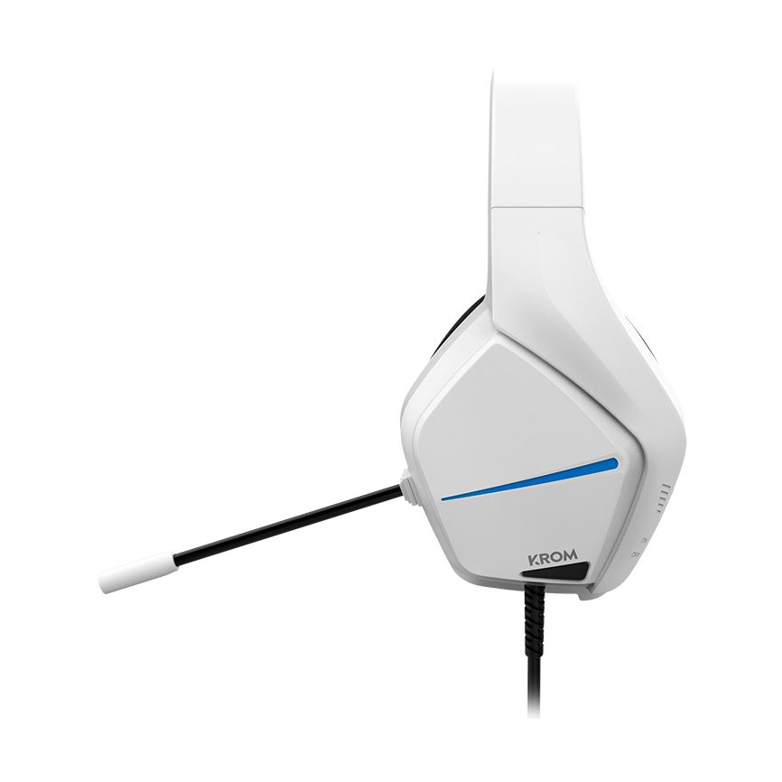 Krom Kopa Move Gaming Headset with Microphone / 3.5mm Jack / White