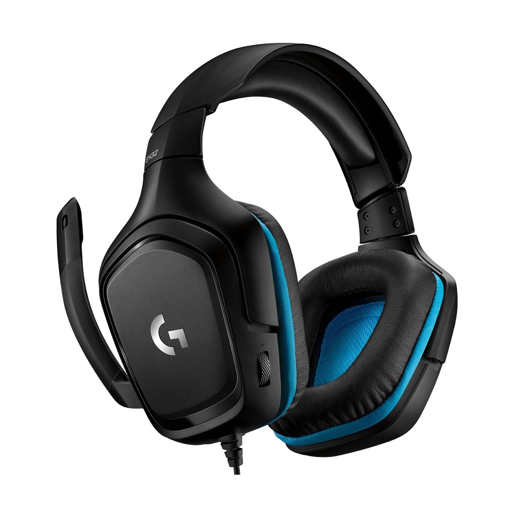 Logitech G432 Gaming Headset with Microphone / USB 2.0 / 3.5mm Jack / Black