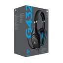 Logitech G432 Gaming Headset with Microphone / USB 2.0 / 3.5mm Jack / Black