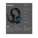 Logitech G432 Gaming Headset with Microphone / USB 2.0 / 3.5mm Jack / Black