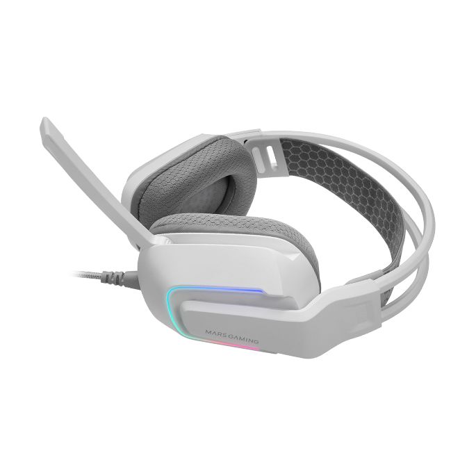 Mars Gaming MH-Strike Gaming Headset with Microphone / 3.5mm Jack / USB / White