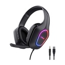 Gaming Headphones with Microphone Trust Gaming GXT 416 Zirox/ Jack 3.5/USB Black