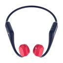 Auriculares Inalámbricos Deportivos de Conducción Ósea Leotec Osea Kuri/ con Micrófono/ Bluetooth/ Azules y Rojos