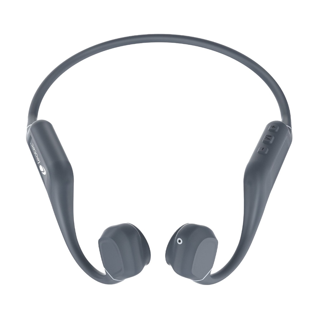 Auriculares Inalámbricos Deportivos de Conducción Ósea Leotec Osea Kuri/ con Micrófono/ Bluetooth/ Grises